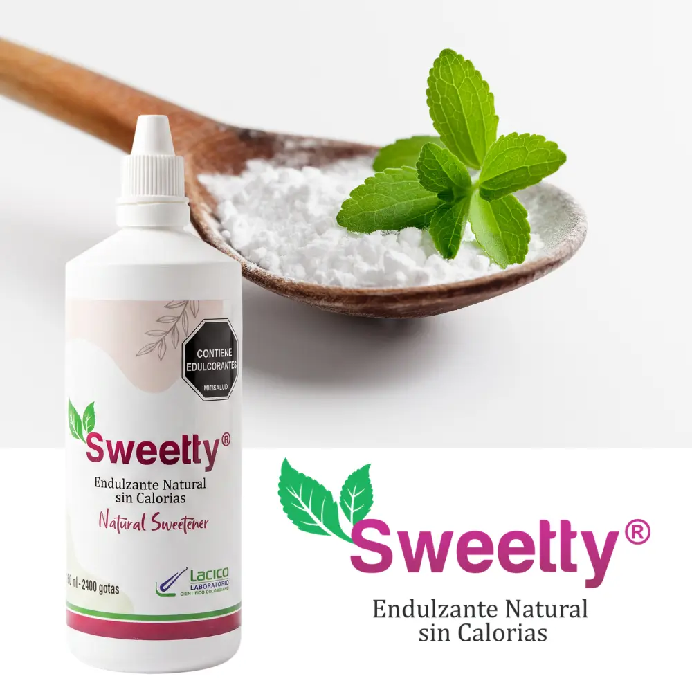 Sweetty - endulzante natrual - Stevia - Lacico4.webp