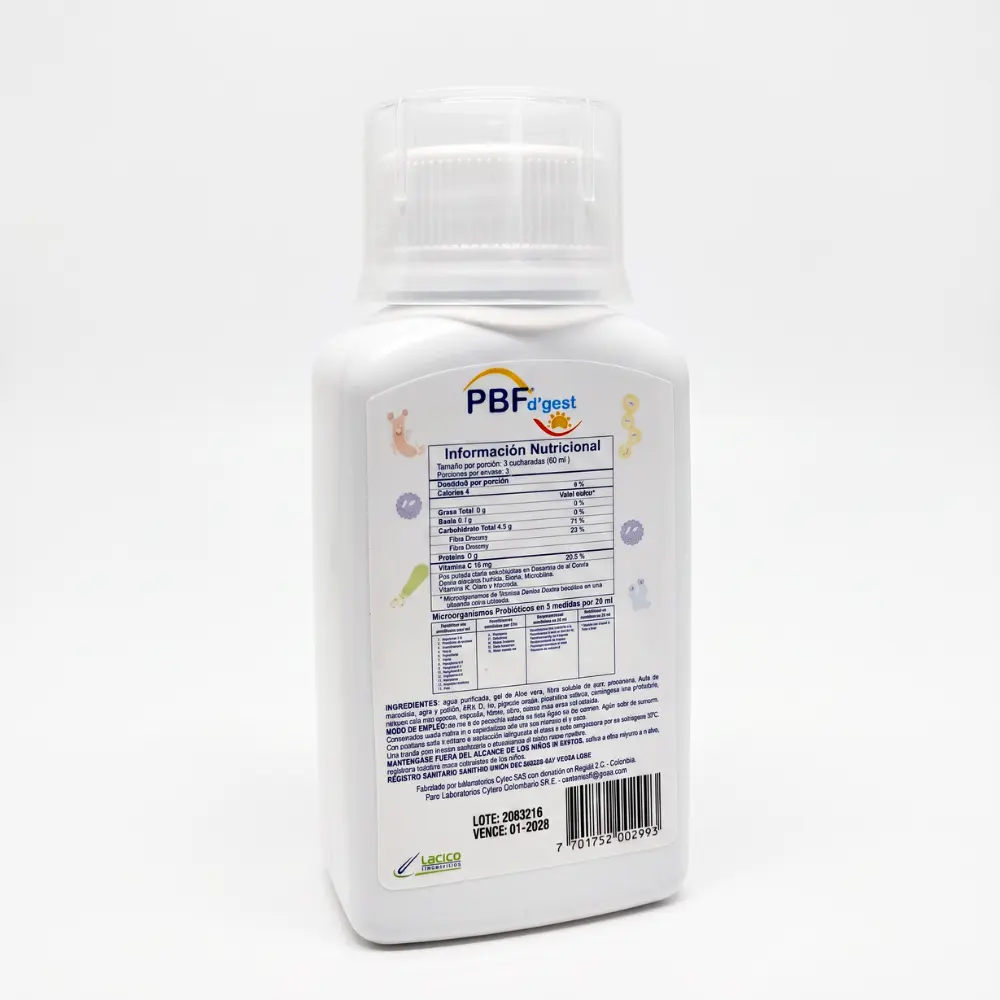 PBF Dgest KS- LACICO - Probioticos y prebioticos para niños y niñas - salud intestinal4.webp